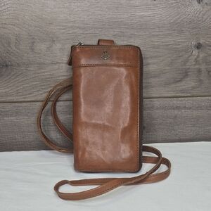 Harbour 2Nd for Anthropologie Brown Leather Crossbody Bag